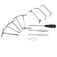 Kit d'instruments pour membres inférieurs, ensemble d'instruments pour grands fragments osseux pour la chirurgie traumatique, instruments orthopédiques