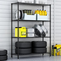 Étagère de rangement en métal pour cuisine et salon, design simple, étanche, pour objets lourds, empilable