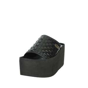 Sandalo con Zeppa Alberto Guardiani da Donna, Nero, Stile Platform Slide - Product Image 6