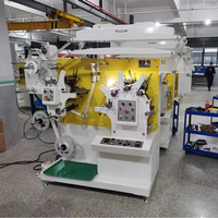 Machine d'impression flexographique automatique pour étiquettes en rouleau, pour rubans en satin, tissus et taffetas de nylon, vitesse de 60 m/min