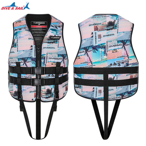 Vêtement de pêche et de natation camouflage, veste de <span class=keywords><strong>flottaison</strong></span> en néoprène, <span class=keywords><strong>gilet</strong></span> de sécurité camouflage pour adulte, <span class=keywords><strong>gilet</strong></span> de sauvetage à flottabilité réglable - Product Image 4