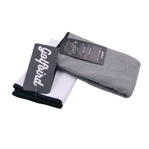 Set di asciugamani da Golf in microfibra eco-friendly <span class=keywords><strong>impermeabile</strong></span> e antimicrobico asciugamano a maglia tecnica Stock all'ingrosso - Product Image 1