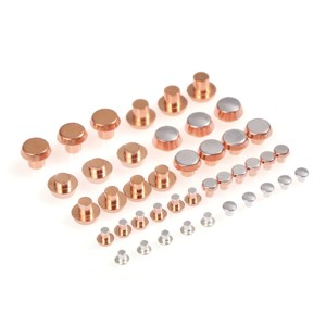 Tùy chỉnh chuyển tiếp chuyển tiếp liên hệ với đinh tán Vòng đầu điện liên hệ với vật liệu trimetal đinh tán - Product Image 3