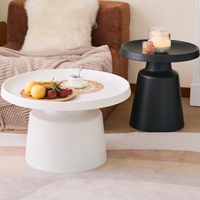 Table basse en fer noir, mobilier de salon, portable, facile à installer, facile à nettoyer, moderne, minimaliste, marque XS, options de taille et de couleur