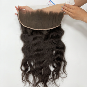 ผมแท้เวียดนามแบบลอนธรรมชาติ 13x6 HD Lace Frontal สีธรรมชาติ พร้อม HD Transparent Lace ขายส่ง ราคาพิเศษ - Product Image 1