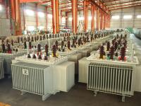 Équipement électrique Ganzhong Transformateur de puissance triphasé à trois enroulements, bobine ronde, immergé dans l'huile, réglable en champ, S20/S22 200kVA 50Hz, transformateur de puissance industriel