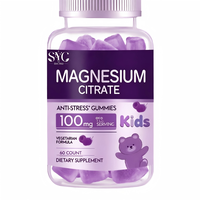 Venta Directa de Fábrica, OEM Disponible. Gomitas de Citrato de Magnesio Natural para el Sueño de los Niños Suplementos sin Melatonina para la Relajación Infantil