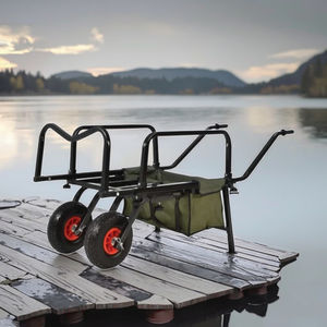 OEM özelleştirilebilir hafif çelik kauçuk malzemeler-sazan balıkçılık arabası el arabaları arabaları için Barrow tekerlekli konteyner platformu - Product Image 3