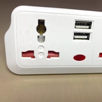Adaptateur secteur mural multi-prises USB 6 voies UK EU avec adaptateur multi-prises USB