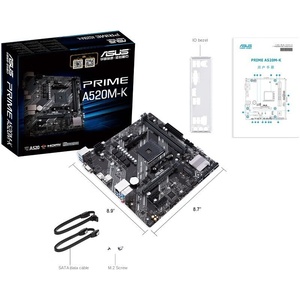 Una computadora de escritorio Sus 2. 2 Gráficos integrados Disco duro SATA <span class=keywords><strong>DDR4</strong></span> Soporte para <span class=keywords><strong>CPU</strong></span> AMD 5500AM4 para uso en la oficina de juegos - Product Image 3