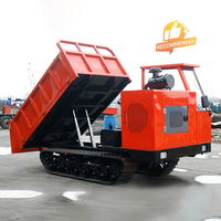 Voie en caoutchouc Mini Dumper Transport Camion à benne basculante Véhicules à chenilles