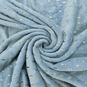 Tela de Franela con Lámina Dorada de Girasol, Material 100% Poliéster Súper Suave y Acogedor para Mantas, Cojines y Manualidades - Product Image 5