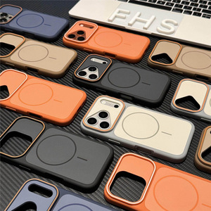 Phantom Color-block Magnetic case for iPhone 17 Pro Max, Skin-feel <b>Phone</b> case for iPhone 16, Full Coverage for iPhone 15 - Product Image 5