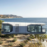Volferda Maison Capsule Préfabriquée Futuriste Extensible et Économique, type Dôme, 35 m²