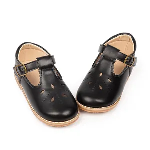 Nouveau design chaussures oxfords habillées pour filles sandales plates décontractées pour enfants