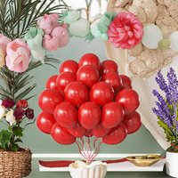 Décorations de fête pour enfants de 12 pouces, 2,8 grammes, 100 pièces par paquet, de haute qualité, écologiques, en caoutchouc mat, couleur pastel rétro