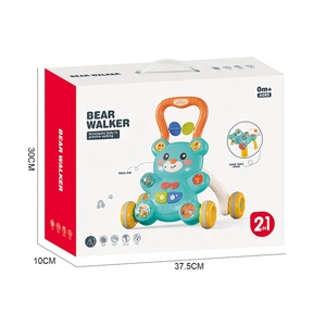 Bao Han <span class=keywords><strong>Trotteur</strong></span> musical éducatif 2-en-1 en plastique à motif de dessin animé pour bébé, vente en gros - Product Image 5