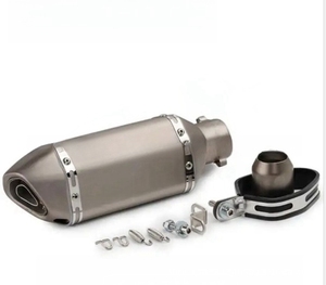 Tubo de Escape Universal para Motocicleta de Acero Inoxidable, Tubo de Escape Hexagonal de Acero Inoxidable, Sistema de Escape para Motocicleta - Product Image 4