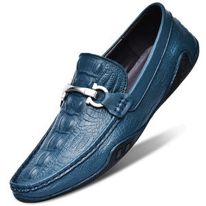 Nuevos Zapatos Casuales de Cuero Genuino Min Ke para Hombre, Mocasines de Marca de Lujo, Transpirables, Antideslizantes, Ligeros, Negros - Product Image 6