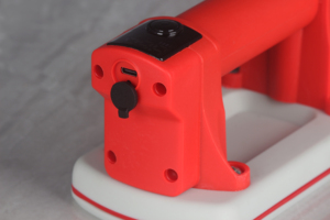 Mini ventouse automatique en caoutchouc blanc avec affichage numérique, batterie amovible, ventouse électrique pour carrelage et verre - Product Image 4