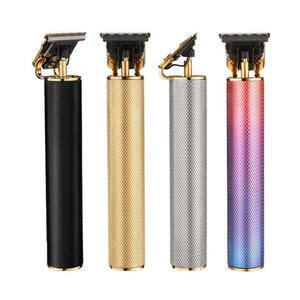 Coupe de cheveux professionnelle chaude avec tondeuse à cheveux noire Vintage T9 pour hommes et barbiers Tondeuses électriques abordables pour la coupe de cheveux - Product Image 5