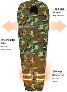 Saco de Dormir para Camping, Artículo de Viaje, Saco de Dormir para Exteriores, Botiquín de Primeros Auxilios - Product Image 4