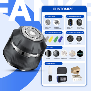 Raseuse pour crâne chauve Fanke High-Tech, tête rotative magnétique, étanche IPX6, autonomie ultra-longue de 240 minutes, choix de cadeau parfait - Product Image 1