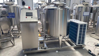 Réservoir de pasteurisation et de stérilisation du lait à haute productivité avec équipement de réfrigération pour le traitement du lait de chèvre 24kW 380V