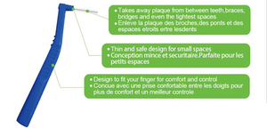Microcepillo Dental <span class=keywords><strong>Interdental</strong></span> para Adultos con Cerdas de Plástico y Mango de Bambú - Herramienta de Limpieza Ecológica de China - Product Image 5