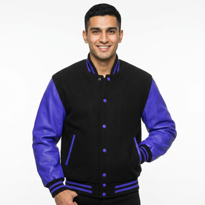 2026 New Arrival High Quality Fashionable <b>Men</b> <b>Baseball</b> Wool Body Letter <b>Men</b> Varsity CollegeBaseballjacket <b>for</b> <b>men</b> - Product Image 1