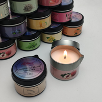 Vela Aromática para Baño y Masajes a Baja Temperatura, con Aceites Esenciales, para Citas Románticas