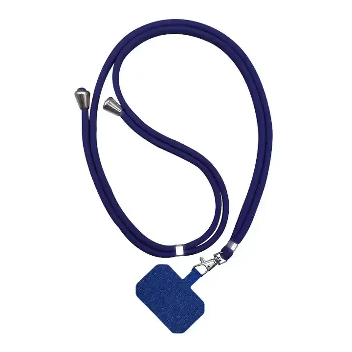 Wholesale Lanyards Polyester Braided Strap Custom Colours Adjustable Metal Buckle For Mobile Phones And Work Cards