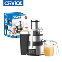 ORVICA Elektrische Centrifugaal Sapcentrifuge Machine Display Roestvrijstalen Mes voor Fruit Sap Mengen Hoge Sapcentrifuges ORM-3883S