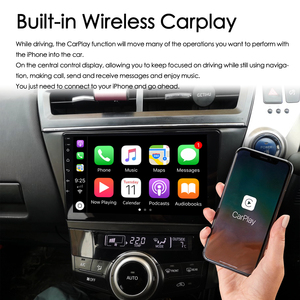 128GB <span class=keywords><strong>Android</strong></span> 13 AI Voice Car Radio navegación GPS para Toyota <span class=keywords><strong>Prius</strong></span> <span class=keywords><strong>Plus</strong></span> Alpha 2012-2015 reproductor de vídeo Multimedia CarPlay ESTÉREO - Product Image 3