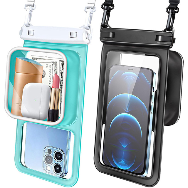 New Trend Custom Logo Floating PVC Waterproof Phone Case Universal Cellphone Bag for Water Sports