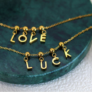 Pendentifs et breloques personnalisés en acier inoxydable 316L plaqué or 14K 18K PVD pour la création de bijoux - Product Image 3