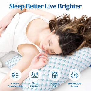 Factory Price Luxury Shredded Memory Foam Bed <strong>Pillow</strong> Adjustable Breathable Relief Pressure Cooling <strong>Pillows</strong> for Hot Sleepers - Product Image 4