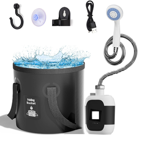 For BOOMING 20LPM Portable <b>Shower</b> Pump for Outdoor Activities for Hiking Pool Camping Bath <b>Shower</b> Heating Factory OEM - Product Image 3