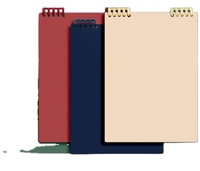 Carnet à anneaux détachables personnalisé avec calendrier, logo sur mesure, vente en gros, directement de l'usine