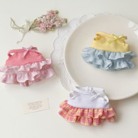 Juqi Nouvelle Mode Robe de Poupée en Tissu Tendance 10cm, Vêtements Personnalisés Non Toxiques pour Poupées Miniatures, Unisexe, à partir de 14 Ans