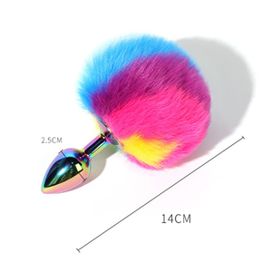 Nouveau jouet sexuel privé de prise anale en métal de queue de lapin des femmes pour les jouets sexuels anaux de masturbation - Product Image 1