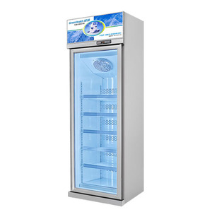 Réfrigérateur en verre simple de coffret d'étalage de <span class=keywords><strong>congélateur</strong></span> de porte installé dans les supermarchés/magasins - Product Image 1