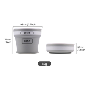 Tazza da Caffè Pieghevole in Silicone da 270 ML, Riutilizzabile, Espandibile, Portatile, Tazza da Viaggio Richiudibile - Product Image 4