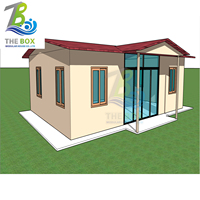 Chambre à coucher moderne maison en bois conteneur résidentiel 3 chambres plans de maison jardin bureau maisons