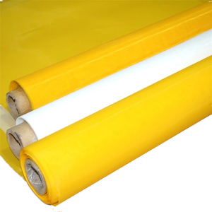 涤纶丝网印花白黄印花网/高性能涤纶涤纶网精密丝网印花