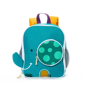 Yürümeye başlayan çocuk anaokulu bebek sırt çantası 3D sevimli ön anaokulu çocuklar bebek karikatür basit küçük okul sırt çantası