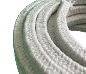 เชือกอัดใยเซรามิกขนาด 6*6 มม. สำหรับซีลปะเก็นอะลูมิเนียมซิลิเกตแบบม้วน สำหรับปั๊มอุตสาหกรรม วาล์ว ประตู และฉนวนกันความร้อน - Product Image 3