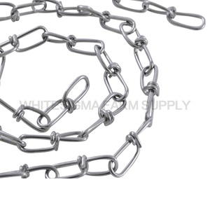 Soldaduras SS de cadena de acero inoxidable de eslabón corto pulido brillante soldado liso para equipos de cría de animales - Product Image 1