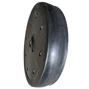 16x3 inch semi pneumatic rubber tire plastic and steel half rim 3x16 seeder gauge wheel