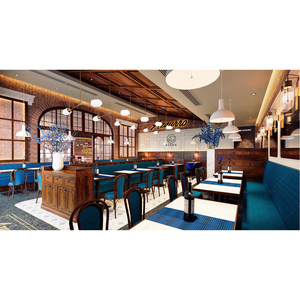 Fornire il servizio di Rendering 3D mobili per ristoranti personalizzati illuminazione disegni CAD Interior Design del <span class=keywords><strong>ristorante</strong></span> - Product Image 2